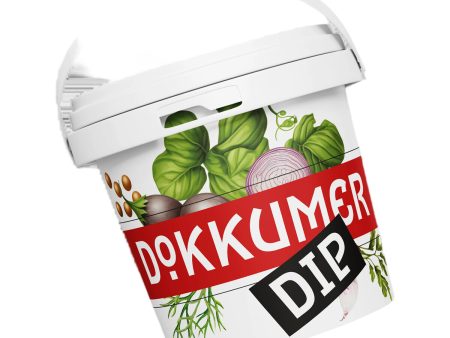 Dokkum Dip op witte achtergrond