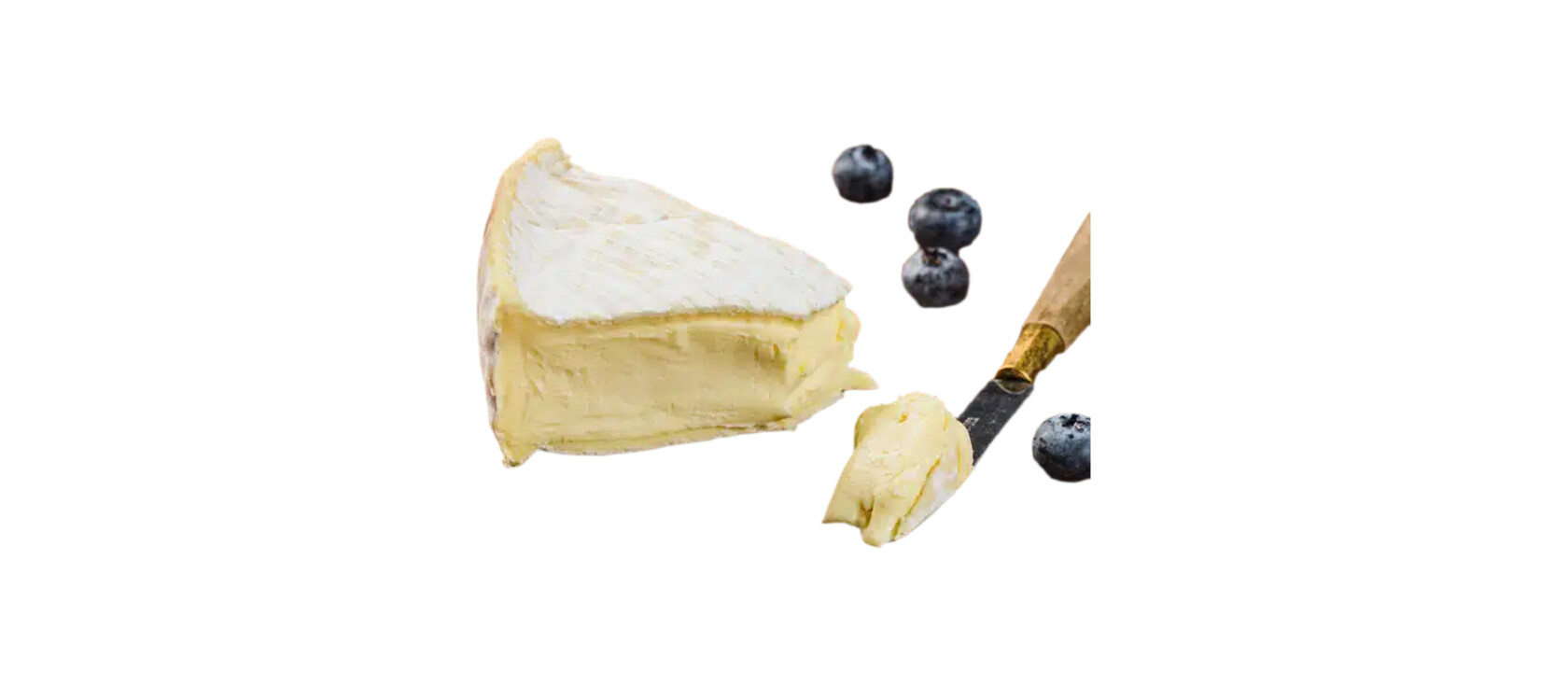Fromage Daffinois kaas op witte achtergrond