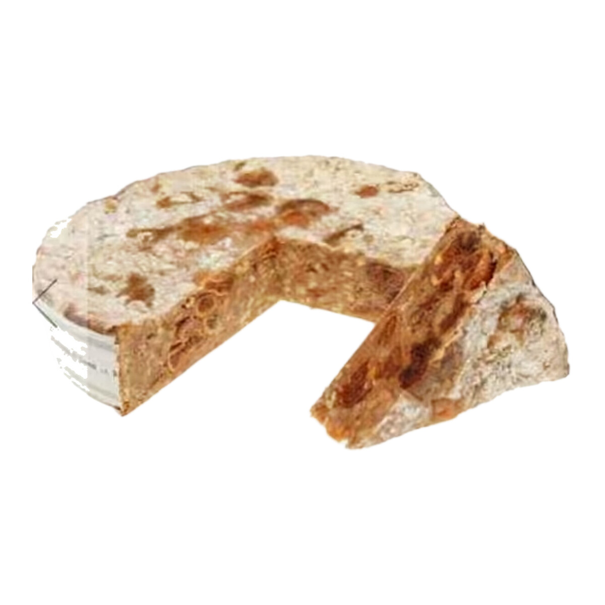 Panforte op witte achtergrond