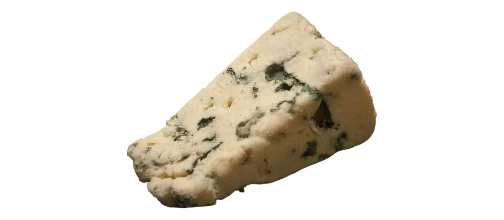 Roquefort kaas op witte achtergrond